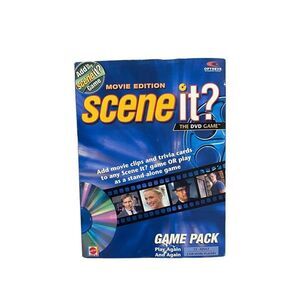 Scene It? DVD Game Pack Movie Edition at Home Game New Complete with Cards